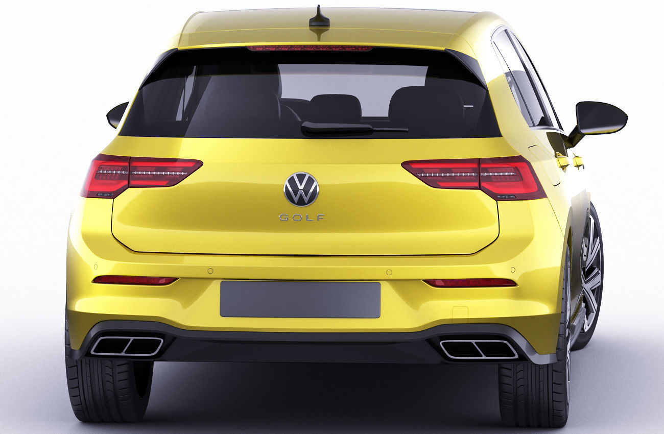Volkswagen Golf 2020 GTI  GTE  R-line 3D model_32