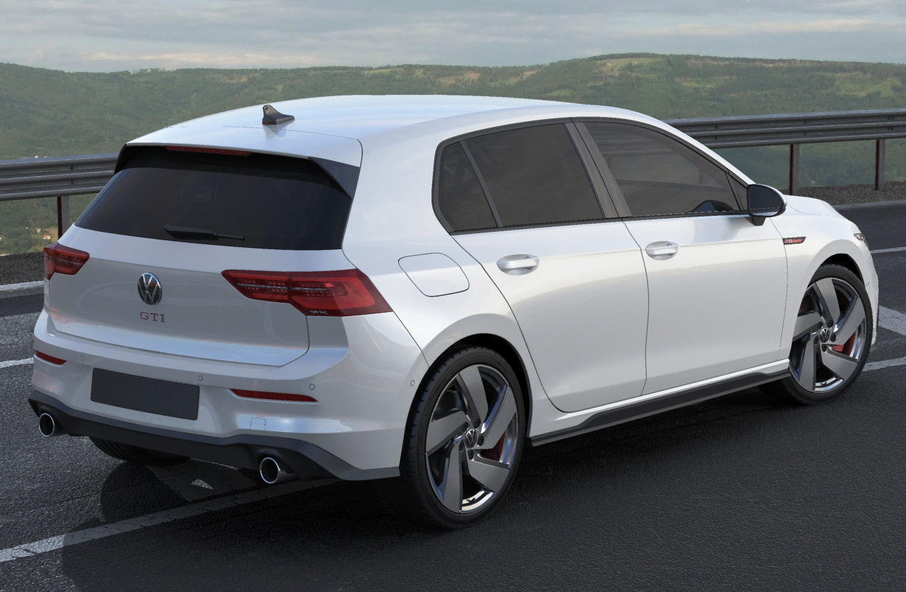 Volkswagen Golf 2020 GTI  GTE  R-line 3D model_41