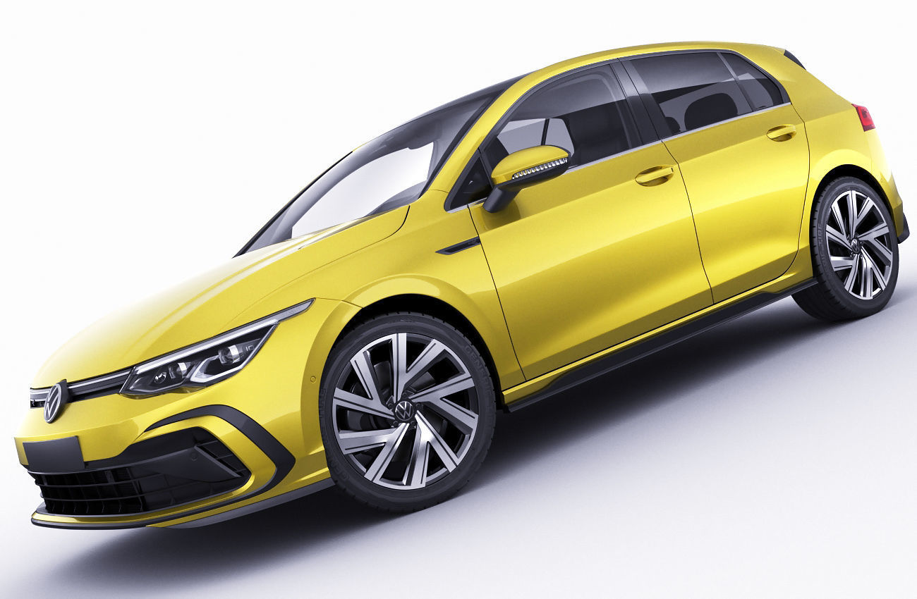 Volkswagen Golf 2020 GTI  GTE  R-line 3D model_23