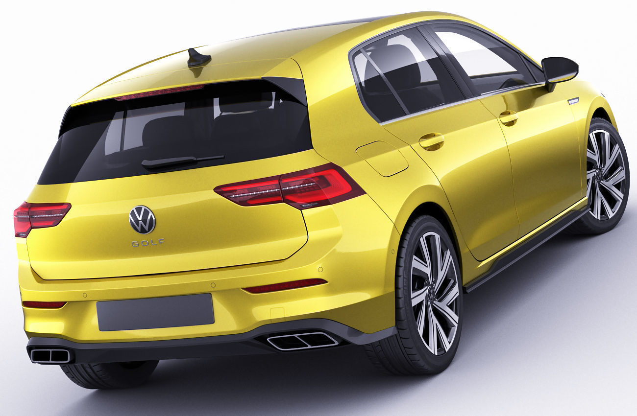 Volkswagen Golf 2020 GTI  GTE  R-line 3D model_4