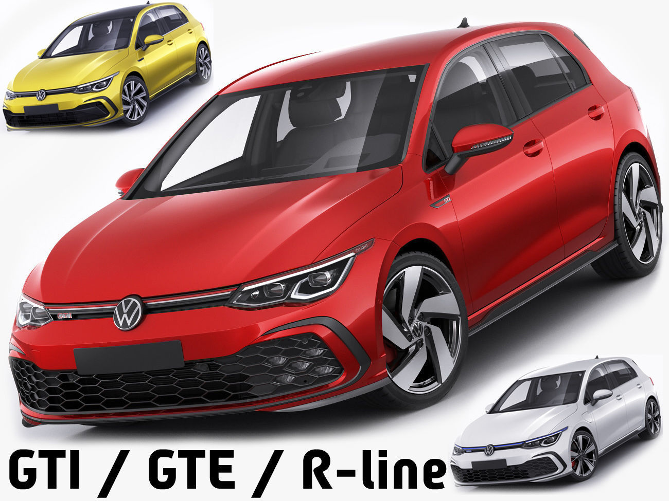 Volkswagen Golf 2020 GTI GTE R-line