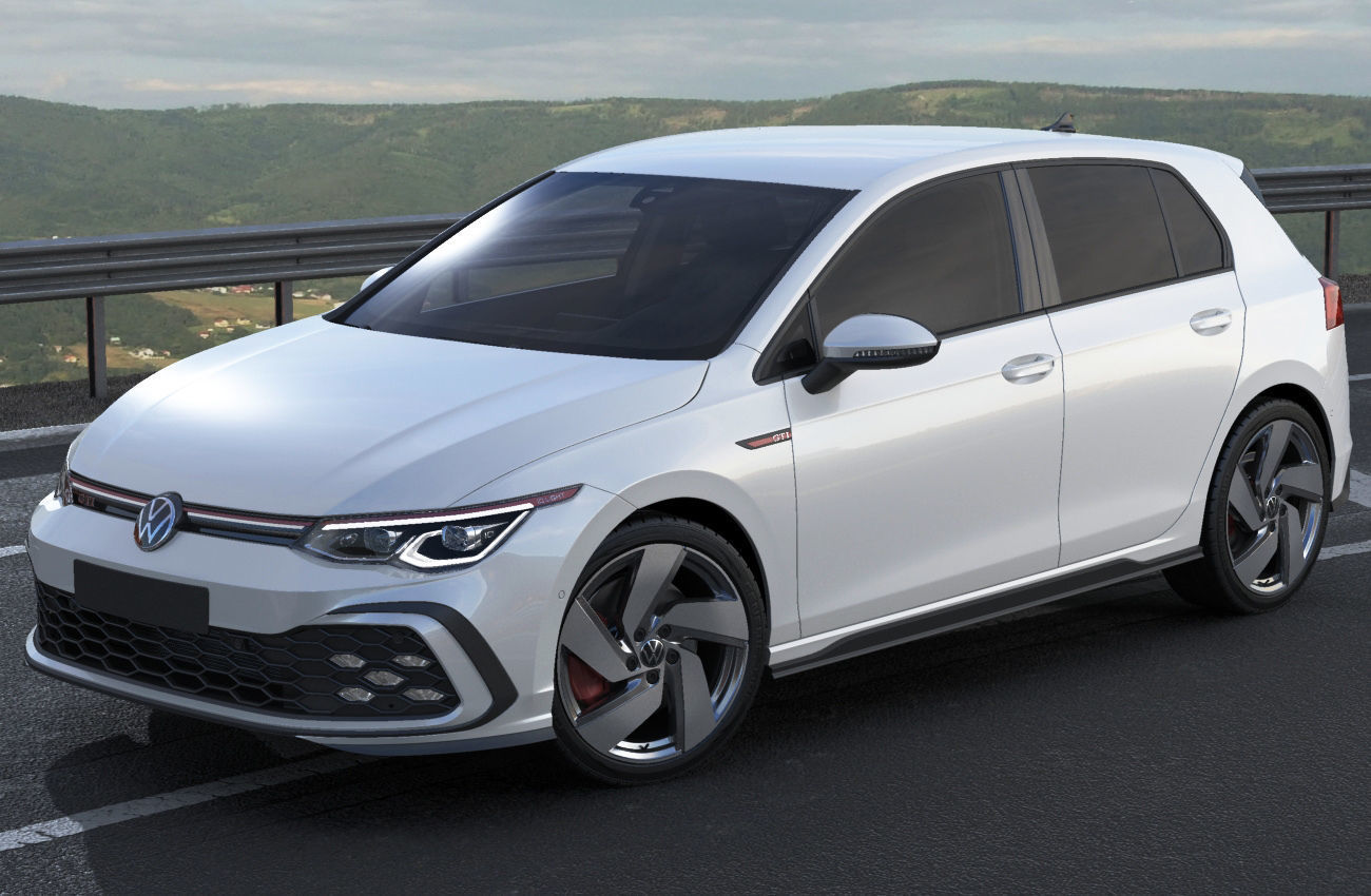 Volkswagen Golf 2020 GTI  GTE  R-line 3D model_39