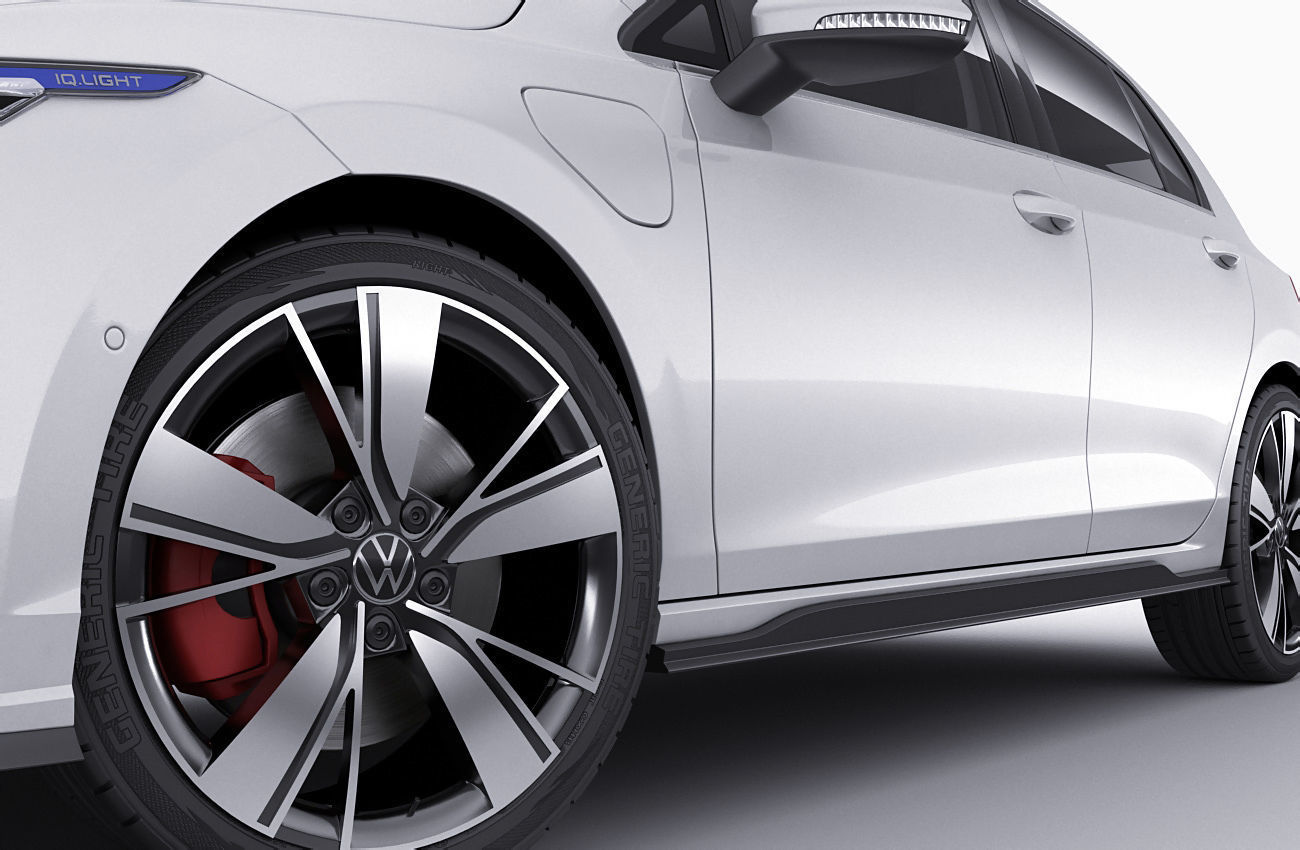 Volkswagen Golf 2020 GTI  GTE  R-line 3D model_29