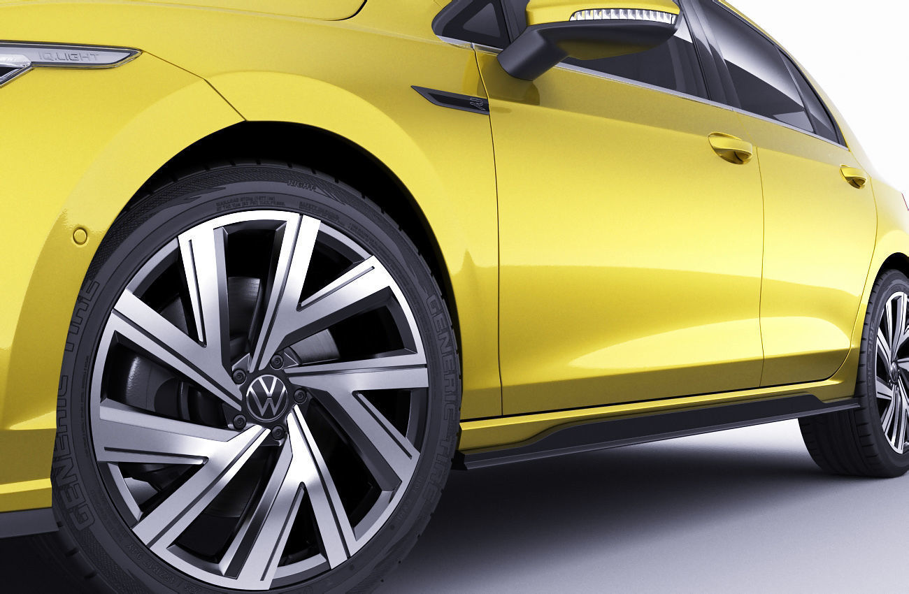 Volkswagen Golf 2020 GTI  GTE  R-line 3D model_27