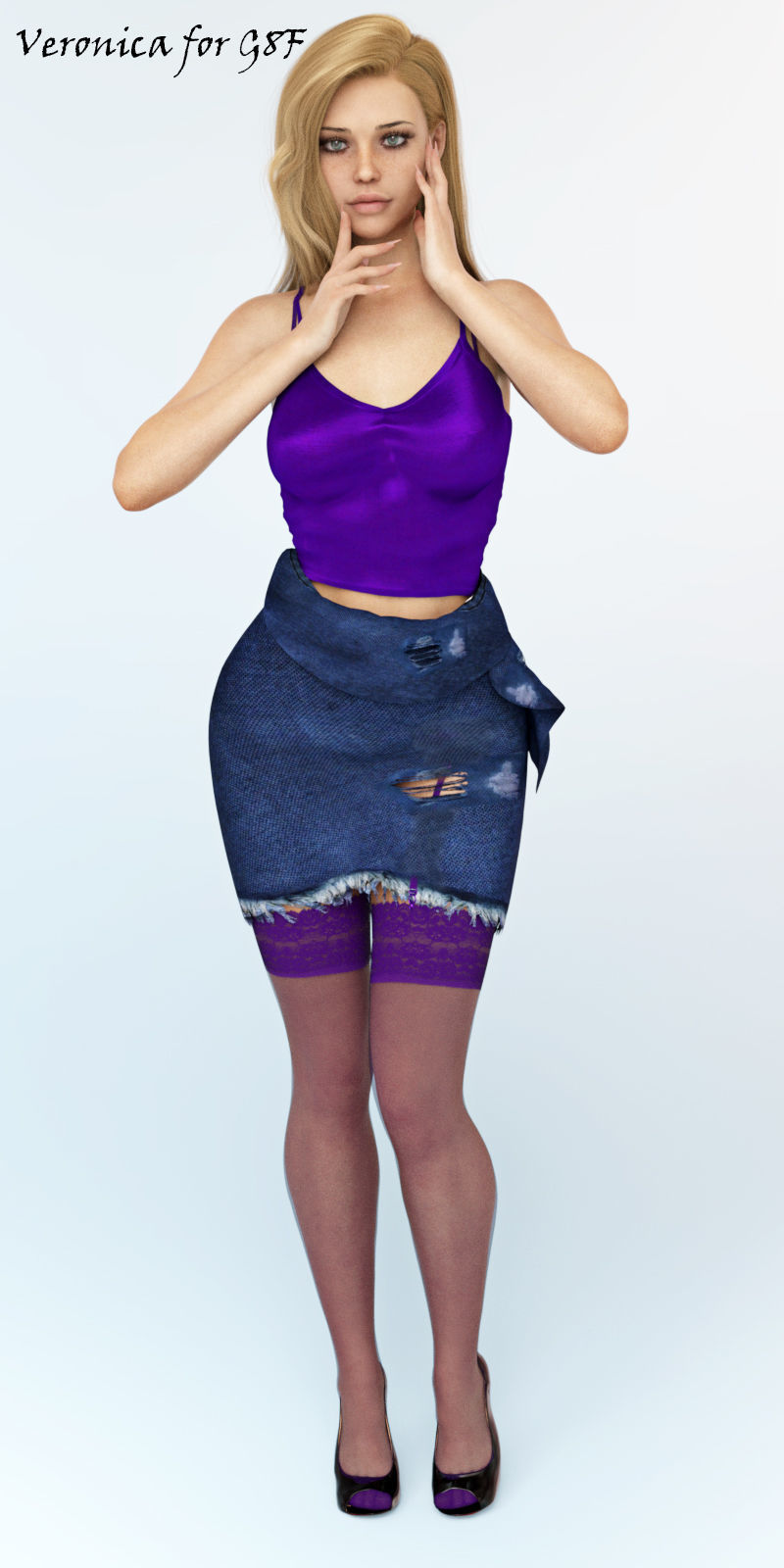 Veronica for Genesis 8 Female 3D model_5