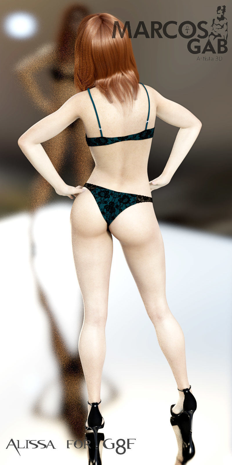 Alissa for Genesis 8 Female 3D model_3