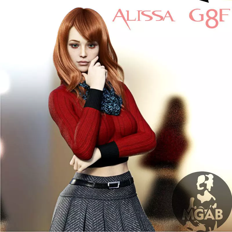 Alissa for Genesis 8 Female 3D model_0