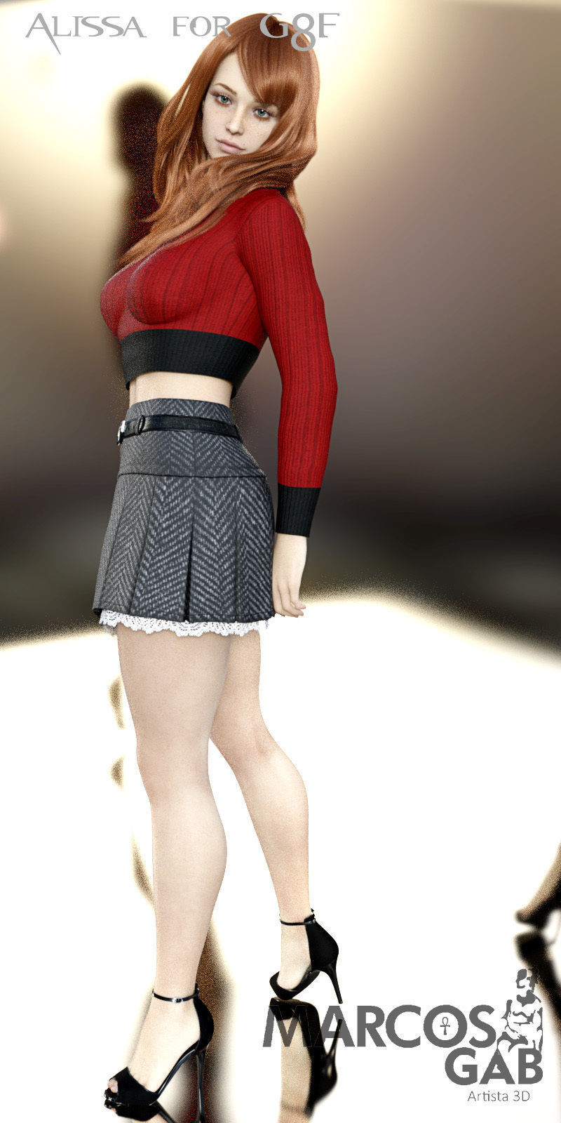 Alissa for Genesis 8 Female 3D model_4