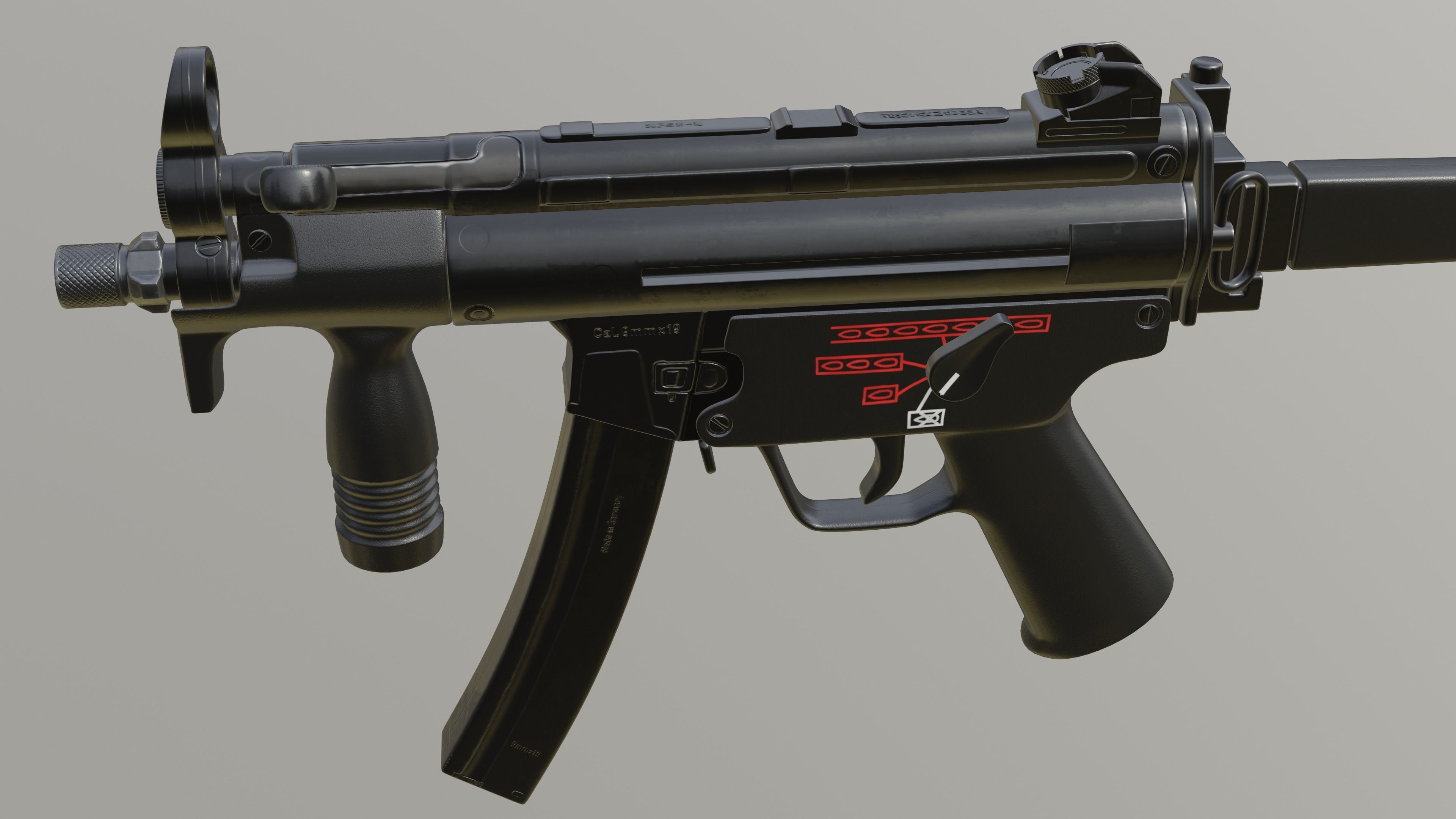 HK MP5K 3D model_7