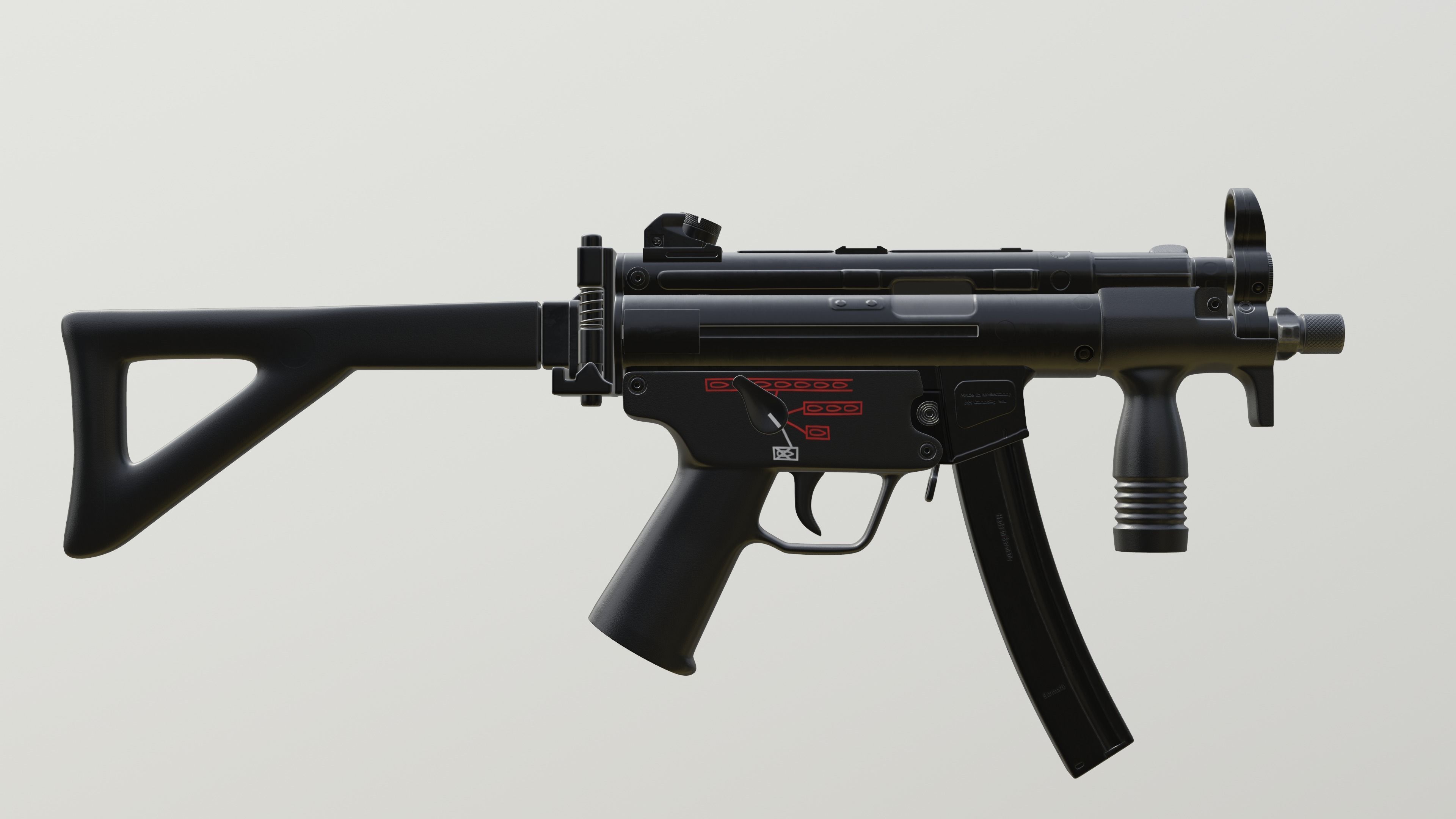 HK MP5K 3D model_4