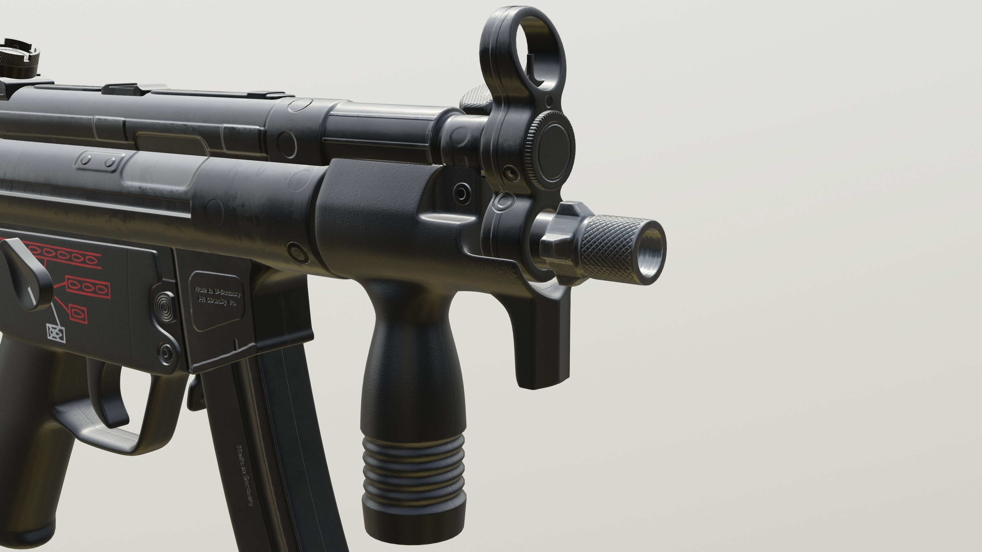 HK MP5K 3D model_3