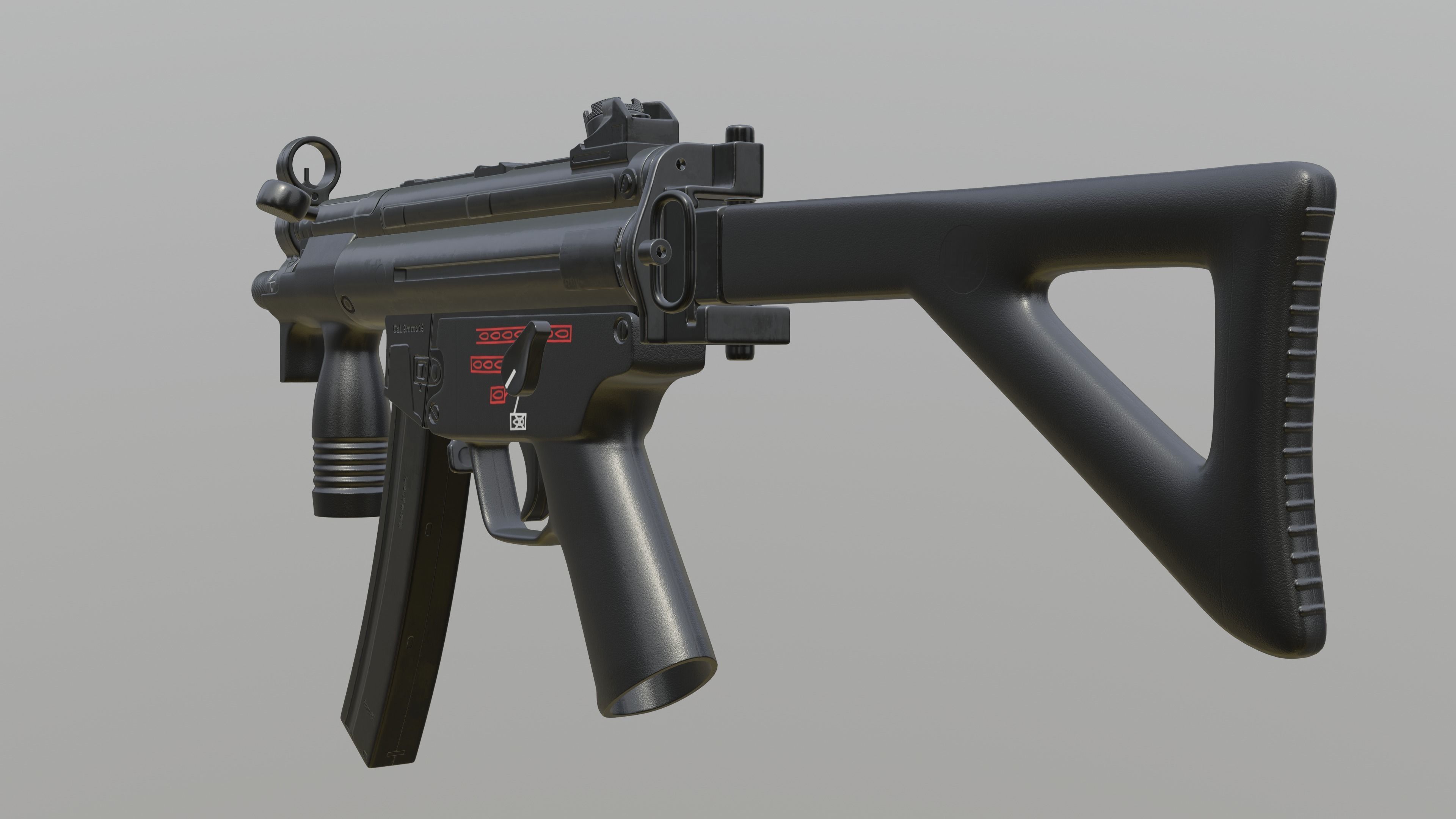 HK MP5K 3D model_5