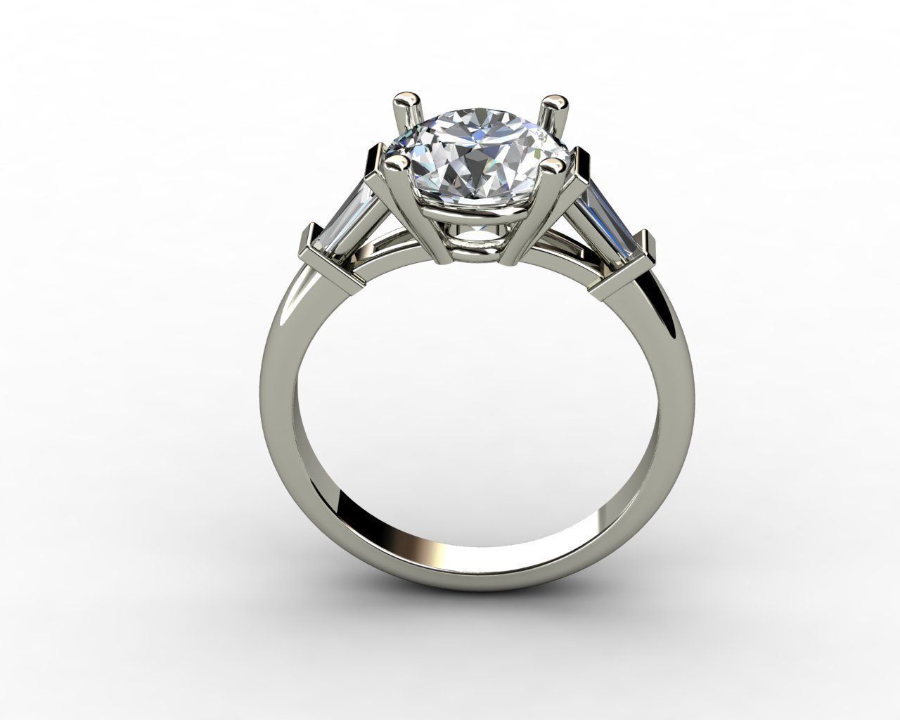 Diamond Ring 3D print model_1