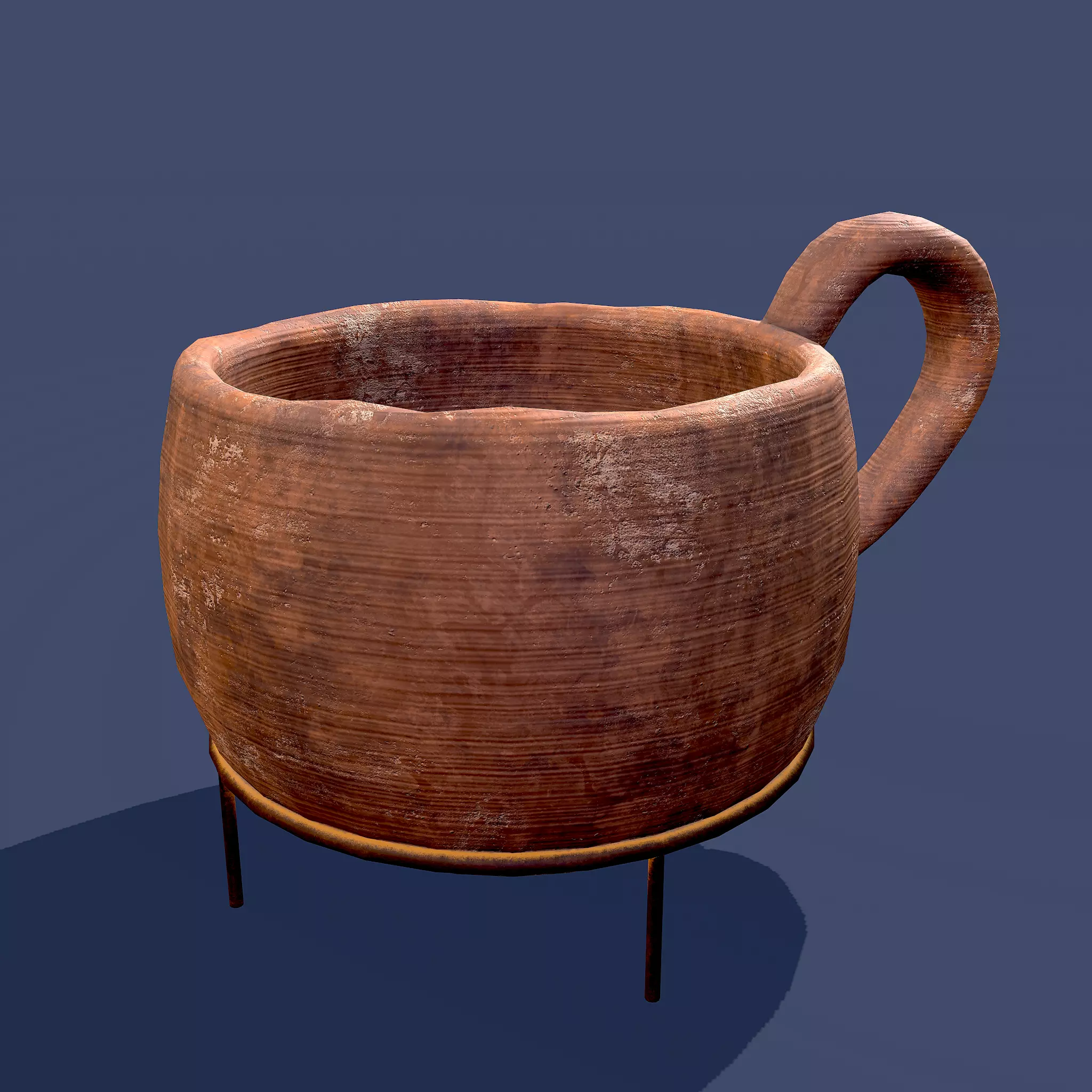 Cup and Holder Free low-poly 3D model