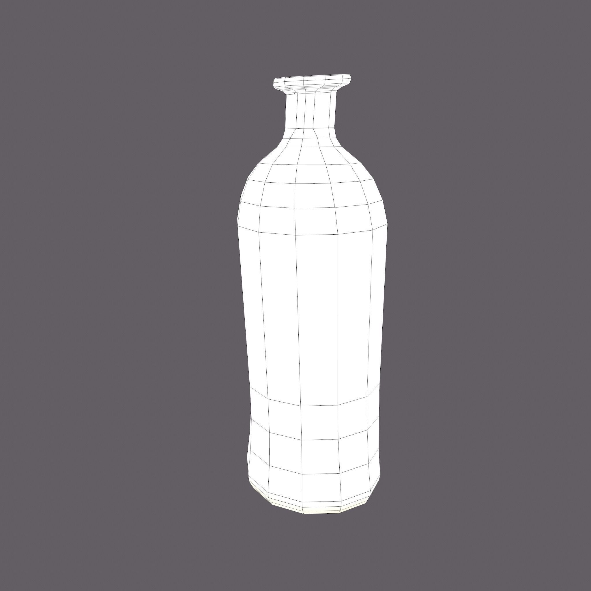 Medieval Style Glass Bottle Free low-poly 3D model_21