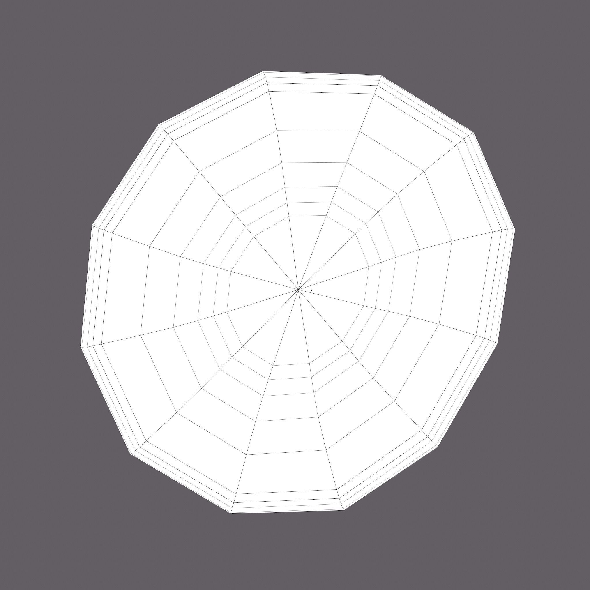 Medieval Style Glass Bottle Free low-poly 3D model_26