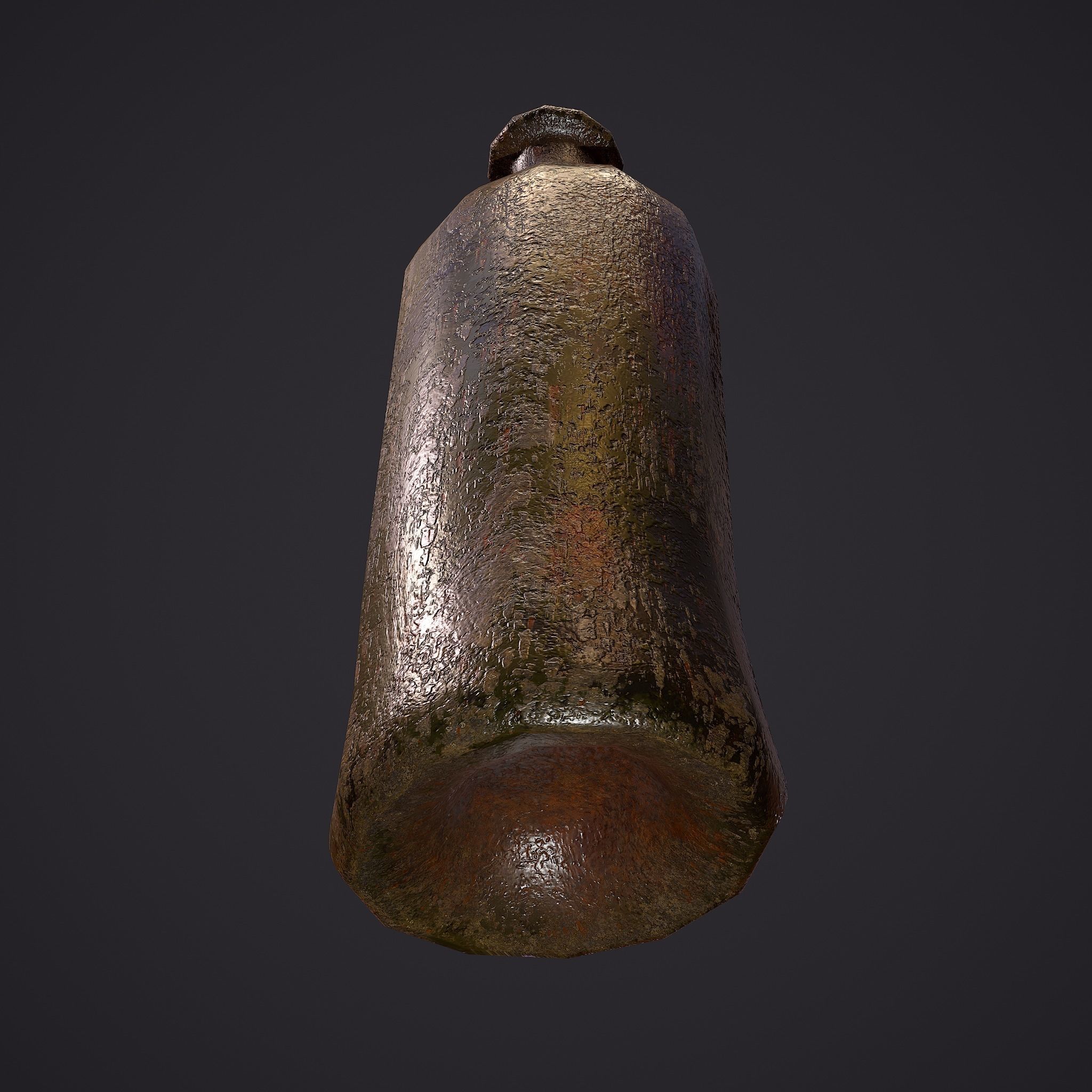 Medieval Style Glass Bottle Free low-poly 3D model_18