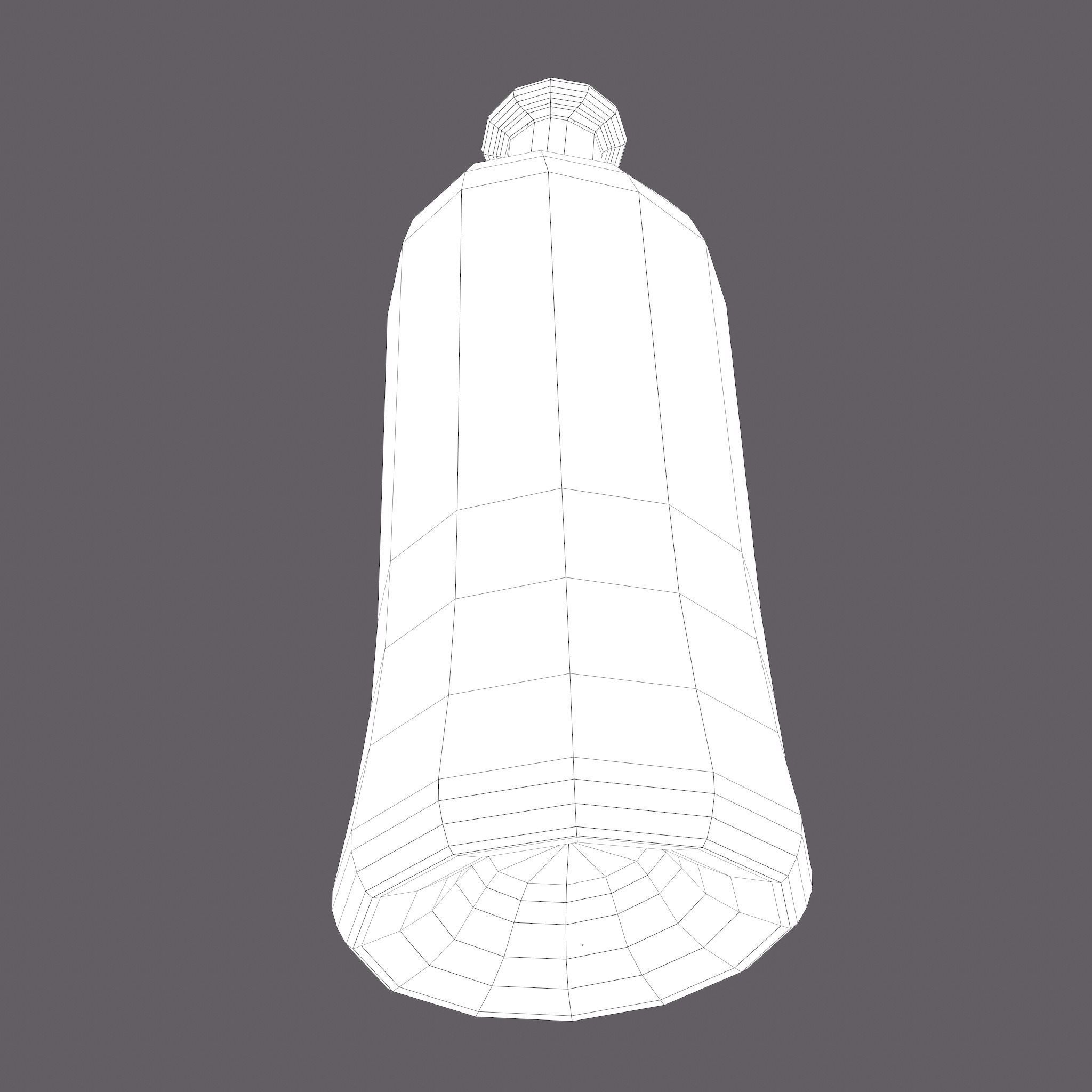 Medieval Style Glass Bottle Free low-poly 3D model_24