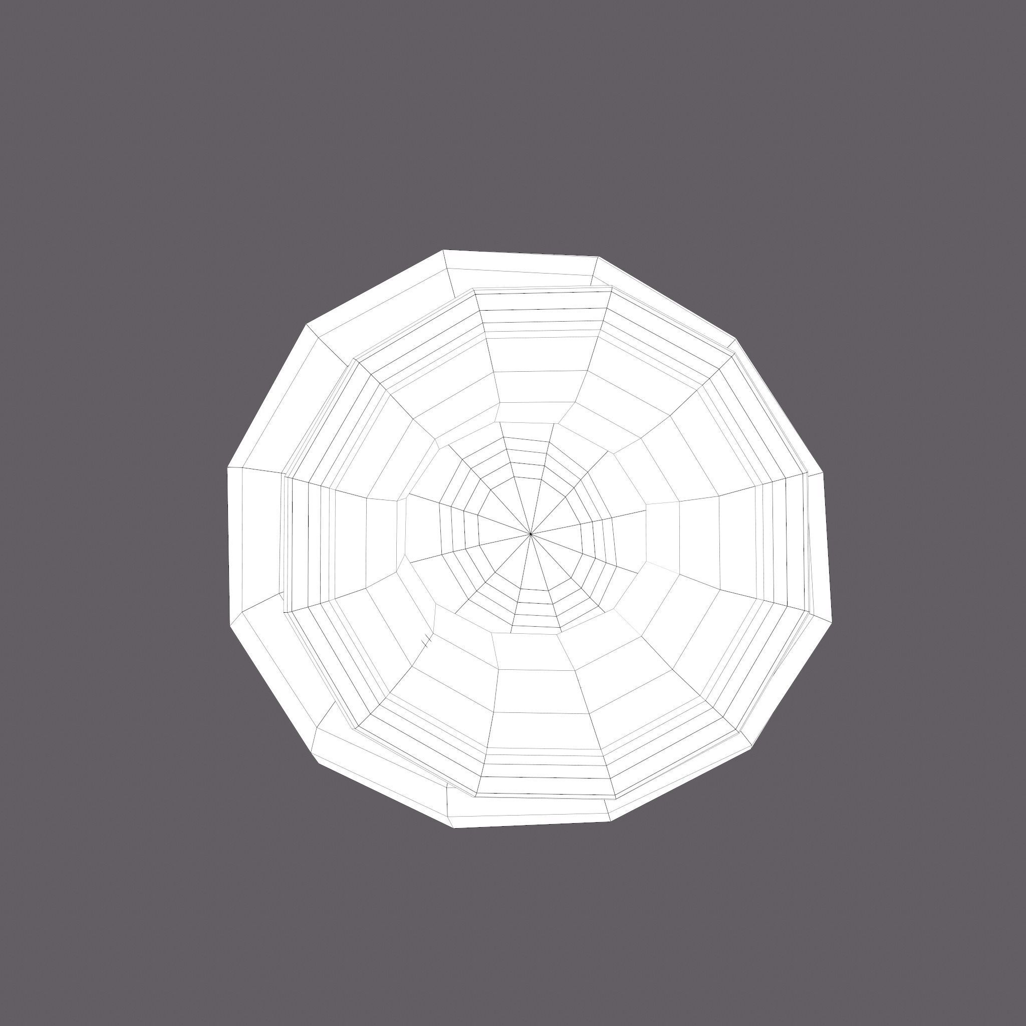 Medieval Style Glass Bottle Free low-poly 3D model_23