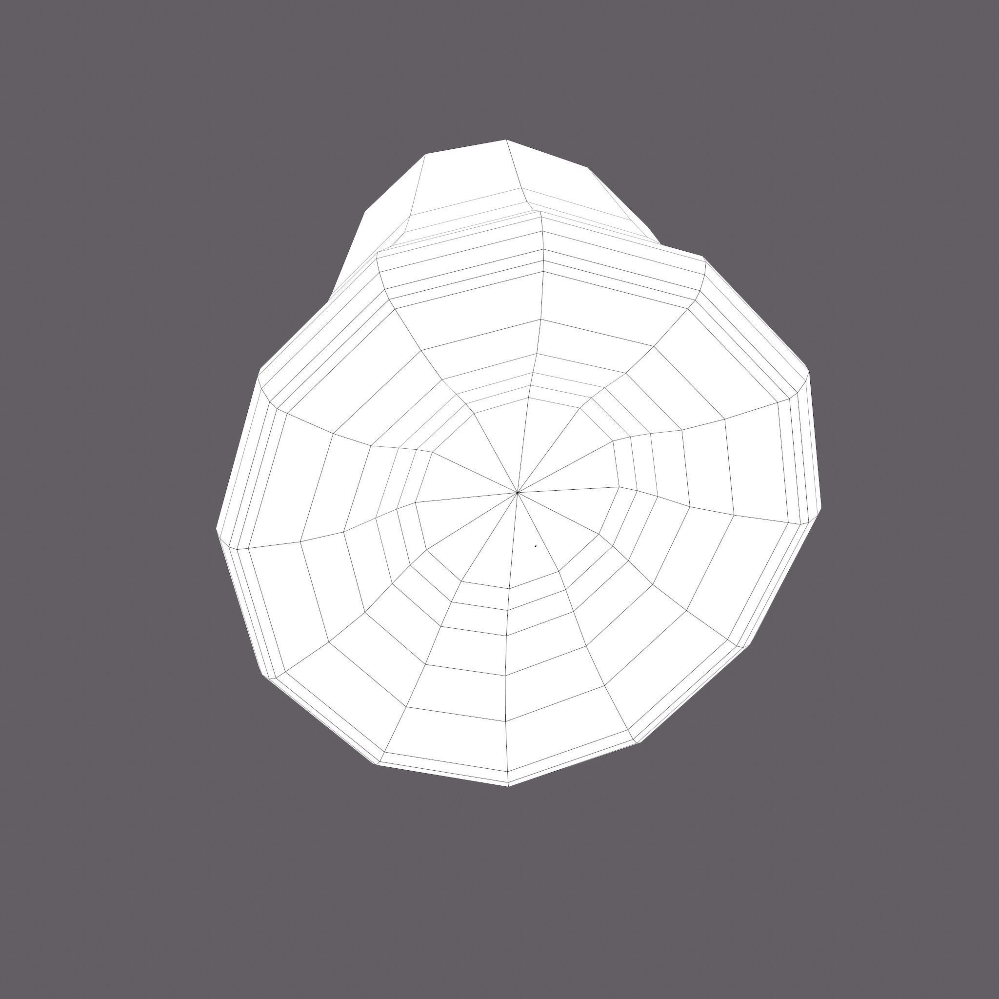 Medieval Style Glass Bottle Free low-poly 3D model_25