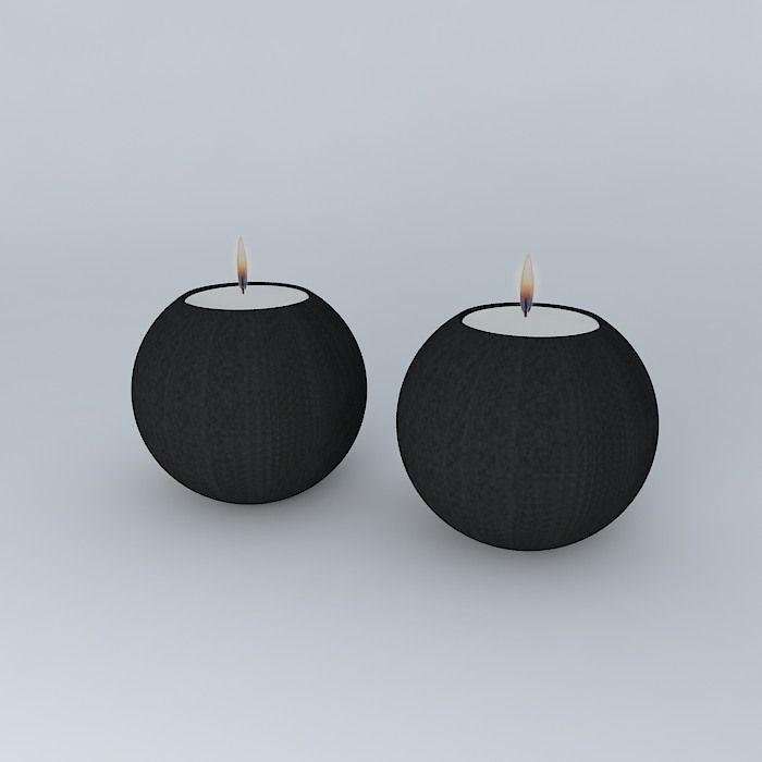 Decorating with candles Free 3D model_1