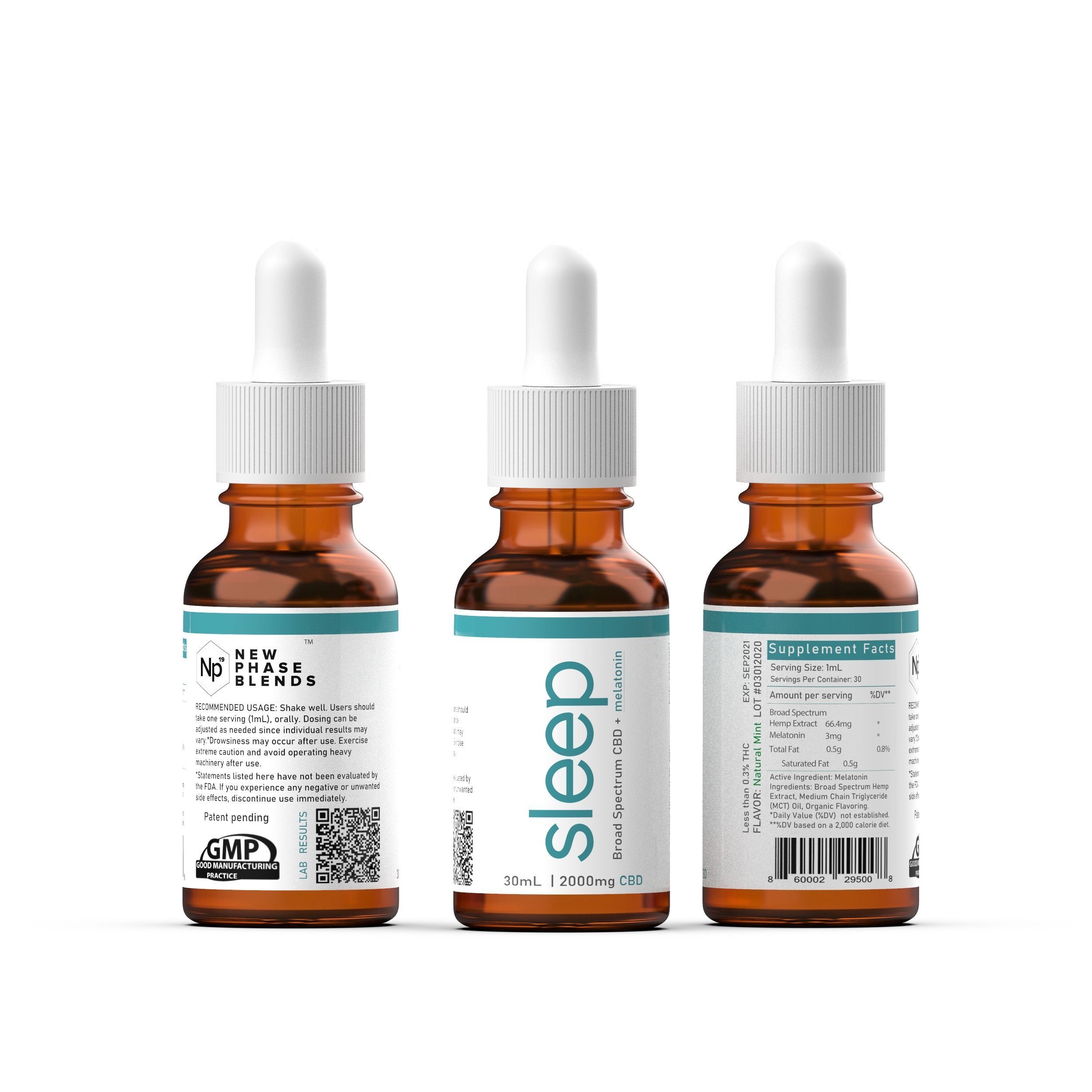 CBD oil Low-poly 3D model_1