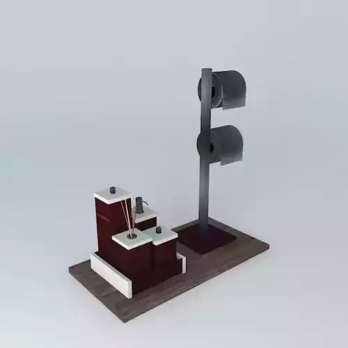 Bathroom kit in acrylic