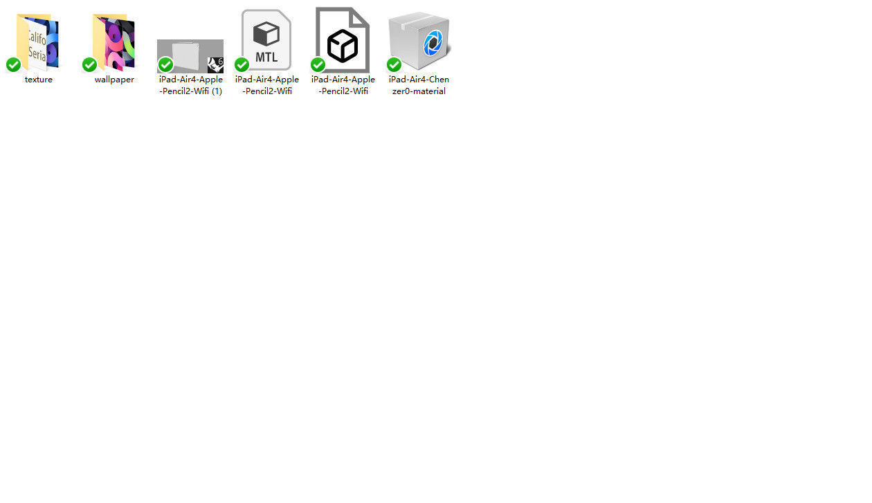 NEW Apple iPad Air 4 Gen 3D models with Apple pencil 2  3D model_15