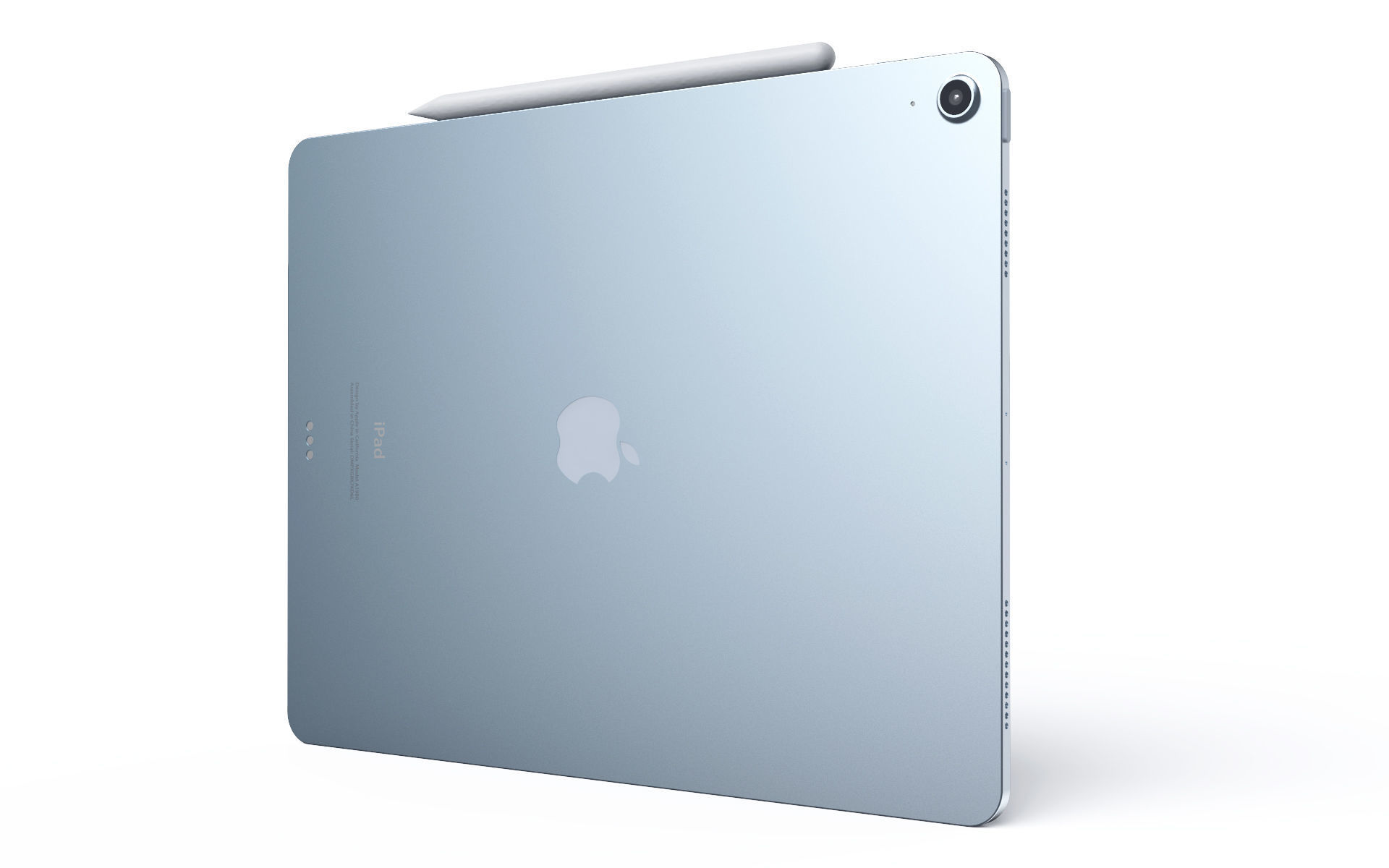 NEW Apple iPad Air 4 Gen 3D models with Apple pencil 2  3D model_3