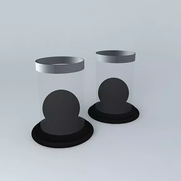 Decorated with white beads Free 3D model