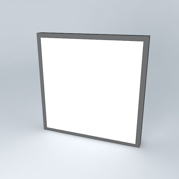 Culture square frame Free 3D model_1