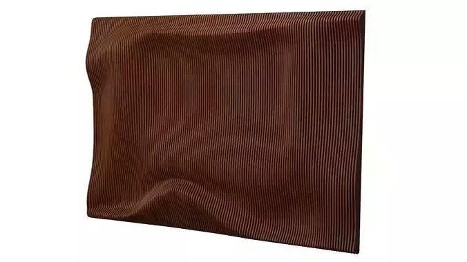 Parametric wooden wall panel