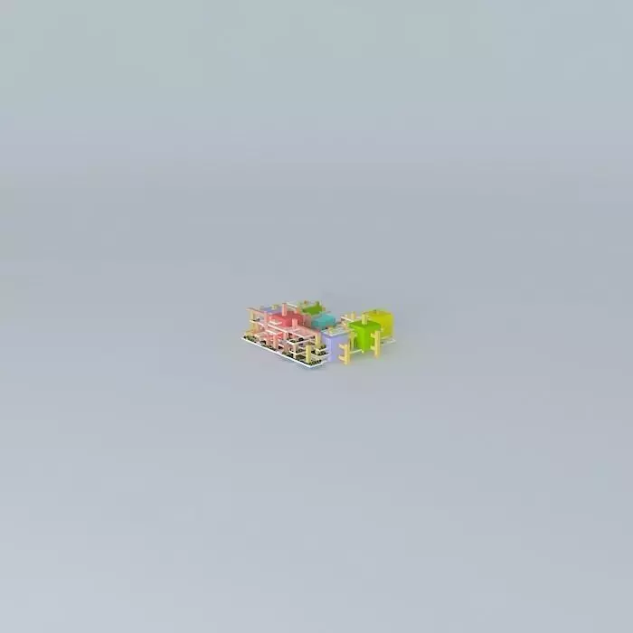 Medical clinic Free 3D model