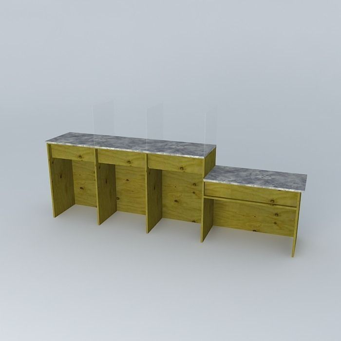 sg bank Free 3D model_1