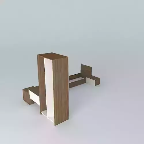 Bedroom wooden bench