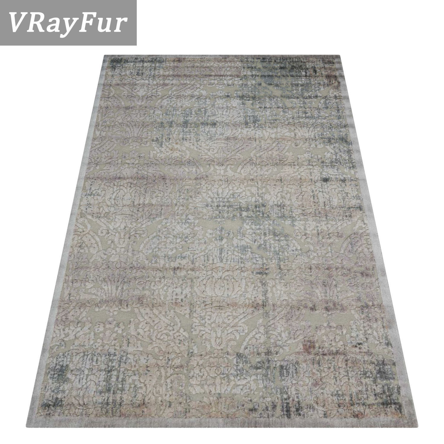 Rug Set 1133 3D model_2
