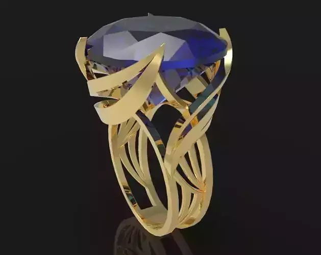 Ring with gems - 6