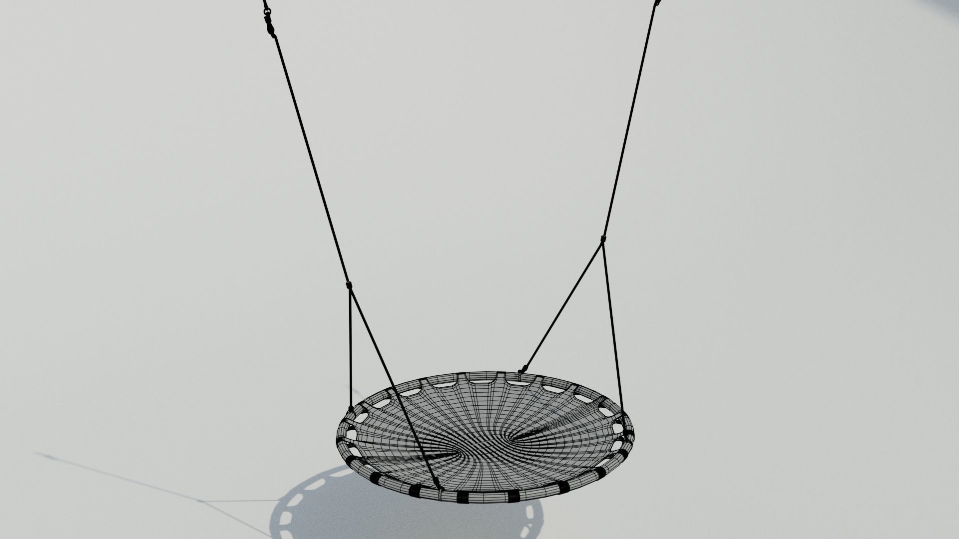 Swings nest seat with hanging ropes 3D model_14