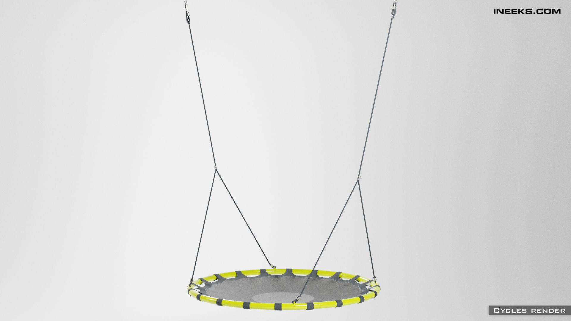 Swings nest seat with hanging ropes 3D model_9