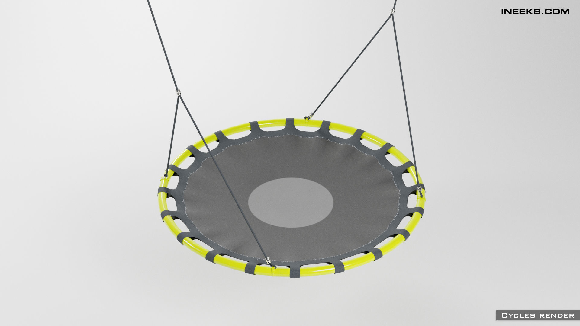 Swings nest seat with hanging ropes 3D model_7