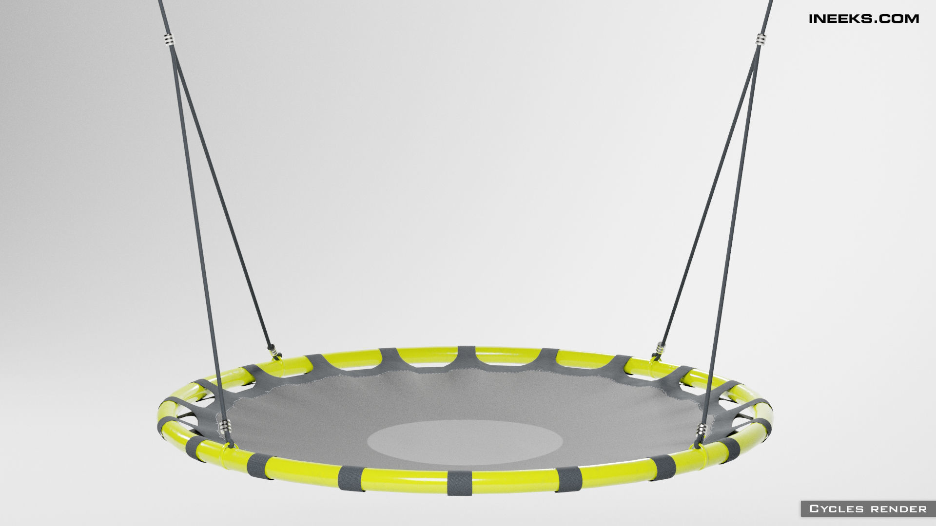 Swings nest seat with hanging ropes 3D model_8