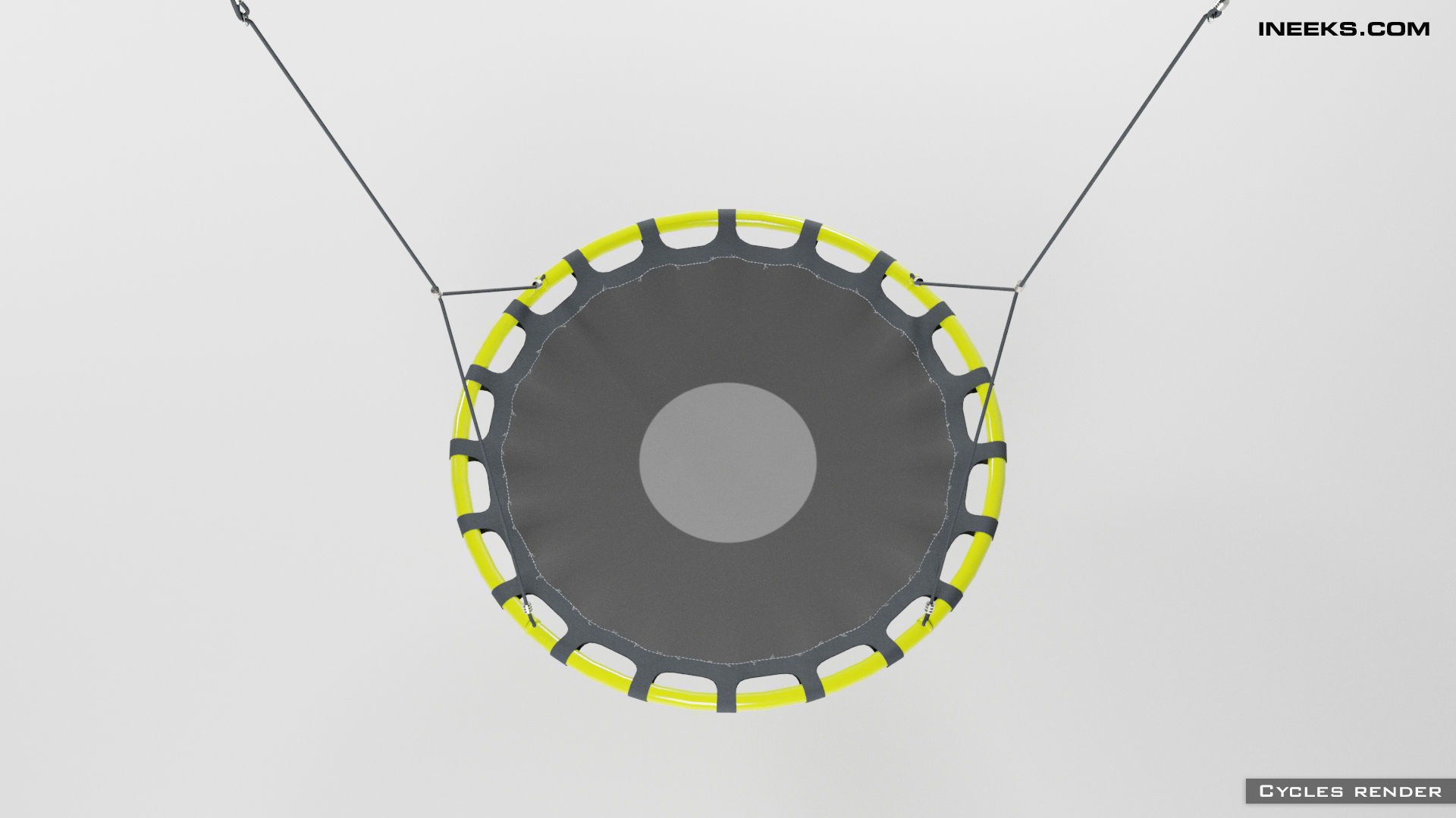 Swings nest seat with hanging ropes 3D model_3