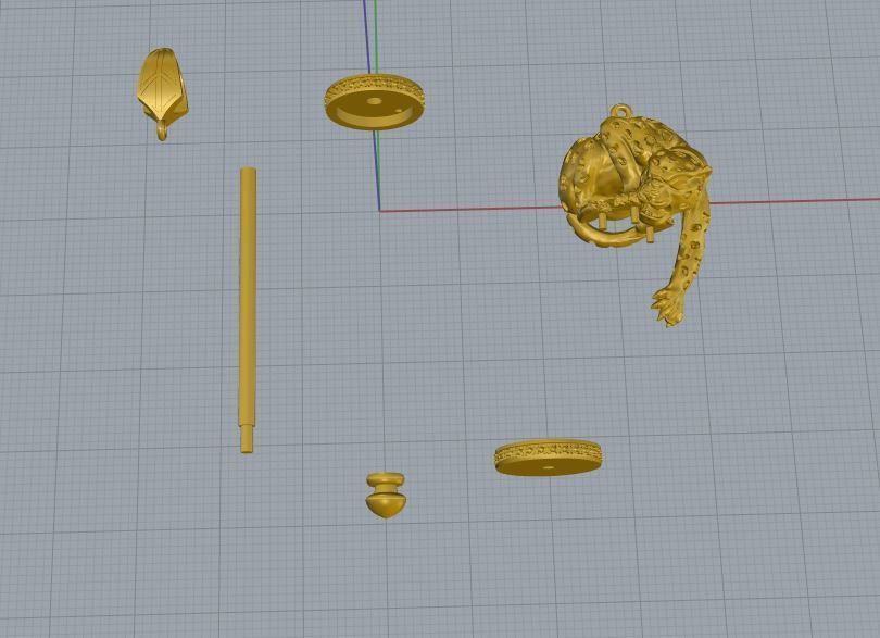 Magerit  Pendant  3D print model_5