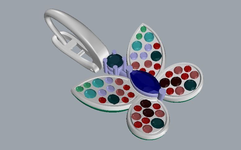 Ring and Earrings 39 3D print model_18