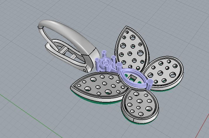 Ring and Earrings 39 3D print model_16