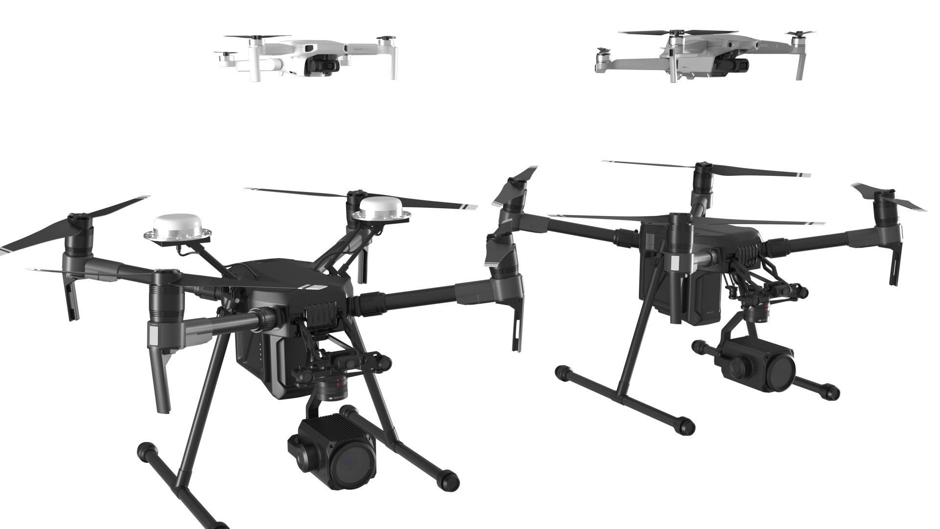 DJI Best Drones 2020 Collection 3D model_2