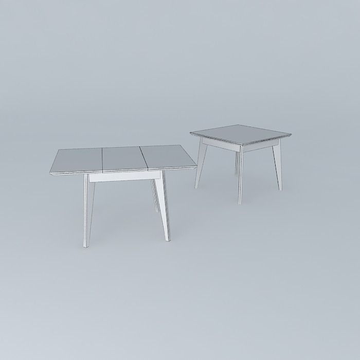 dining table 3D model_4