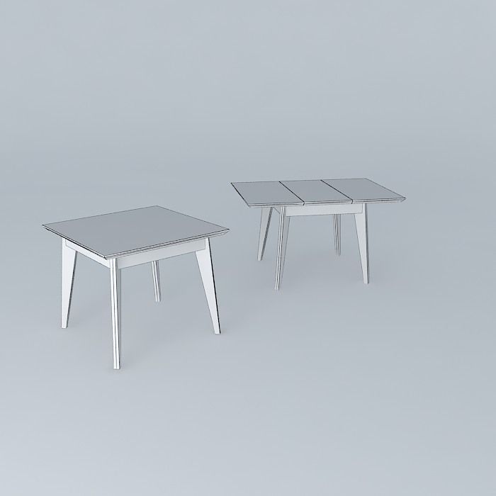 dining table 3D model_3
