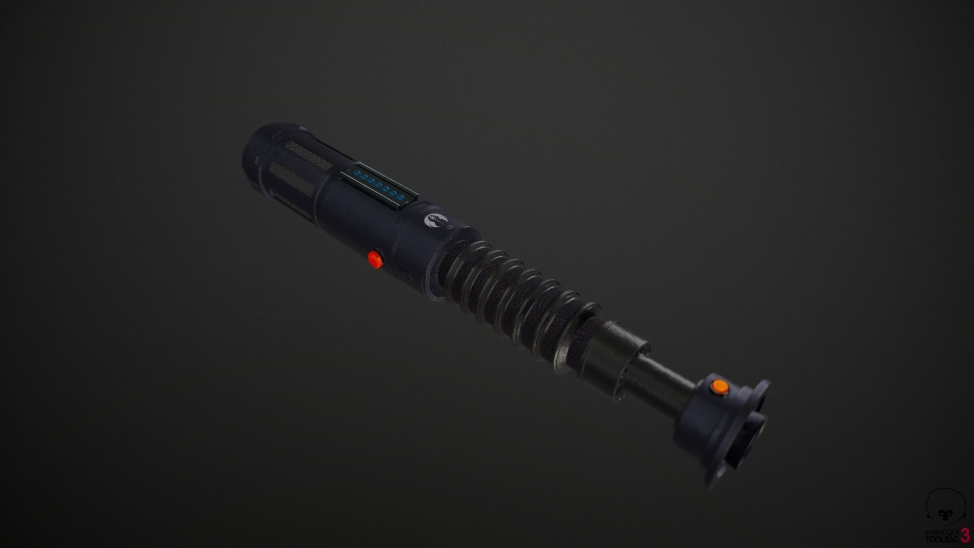 Lightsaber star wars force awakens 3D model_3
