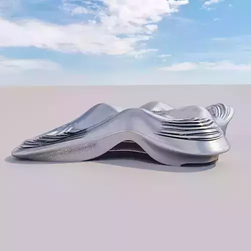 Futuristic building 18 3D model